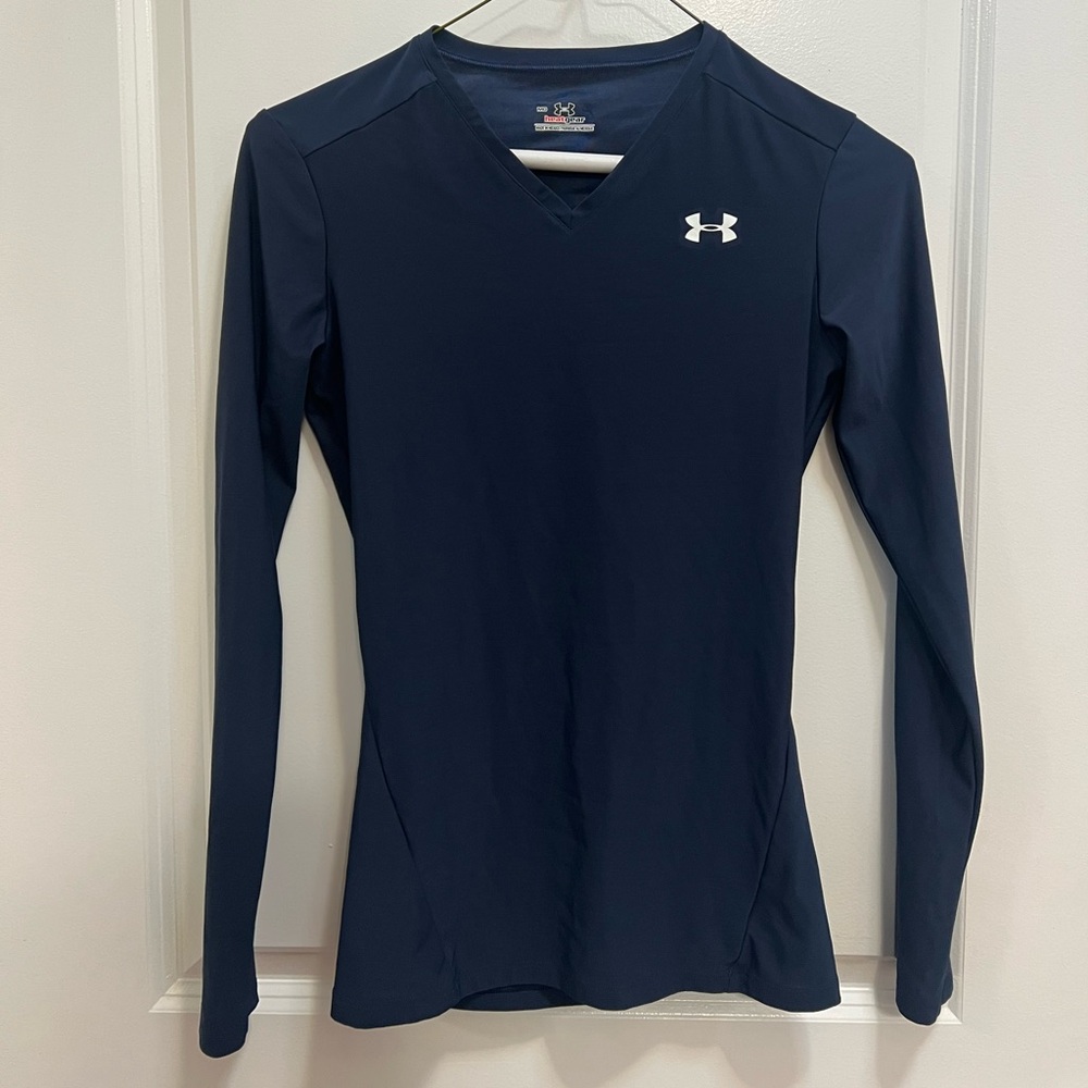 Under Armour Women's heatgear Navy long sleeve